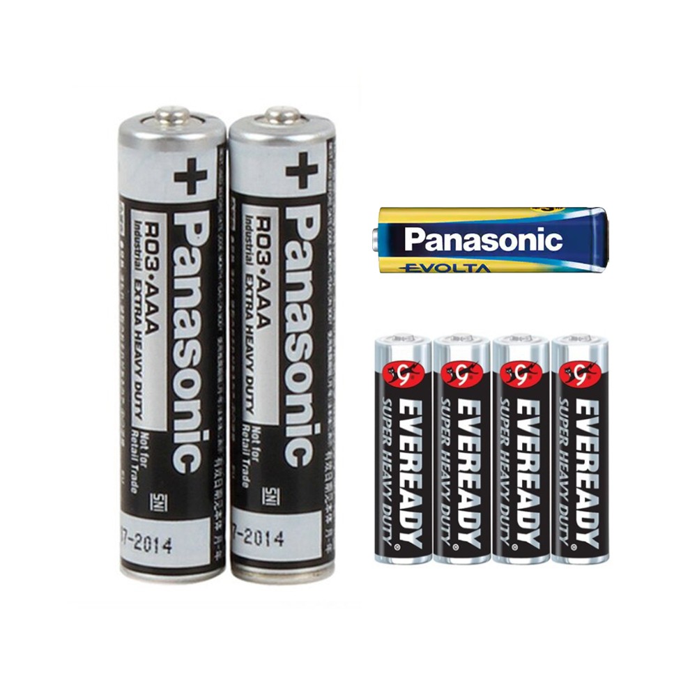 Panasonic Evolta / R03 / Eveready AA / AAA Super Heavy Duty Cell