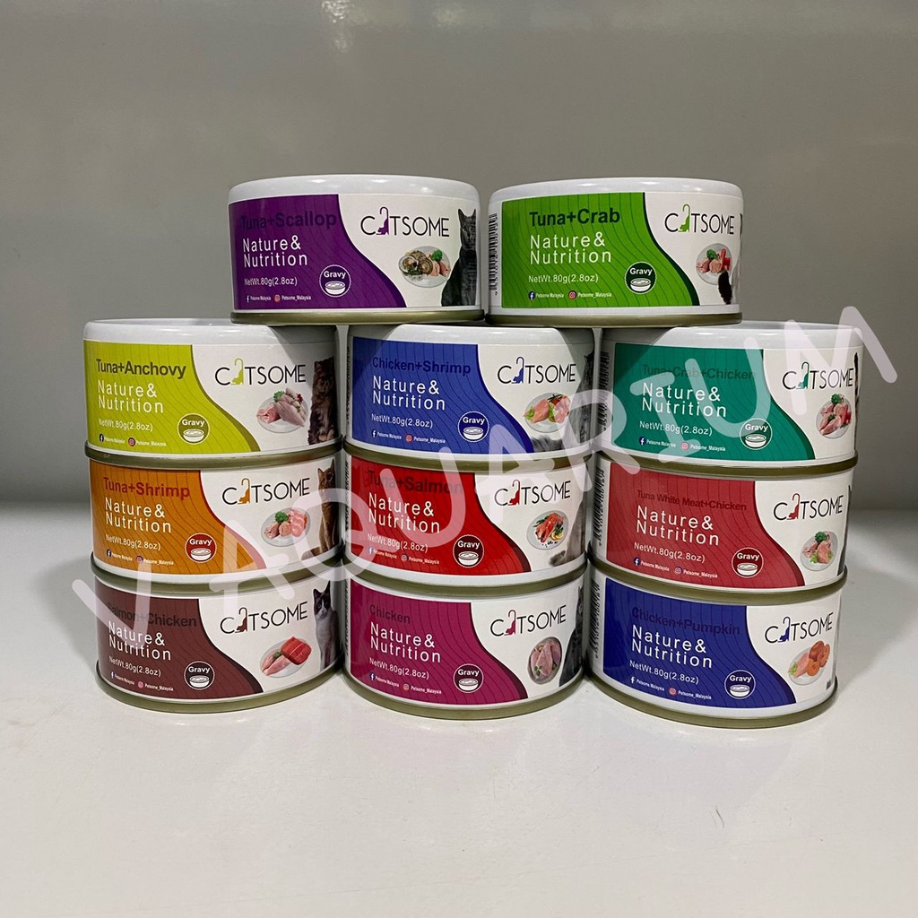 Catsome Nature & Nutrition Gravy Canned Wet Food 80g Shopee Malaysia