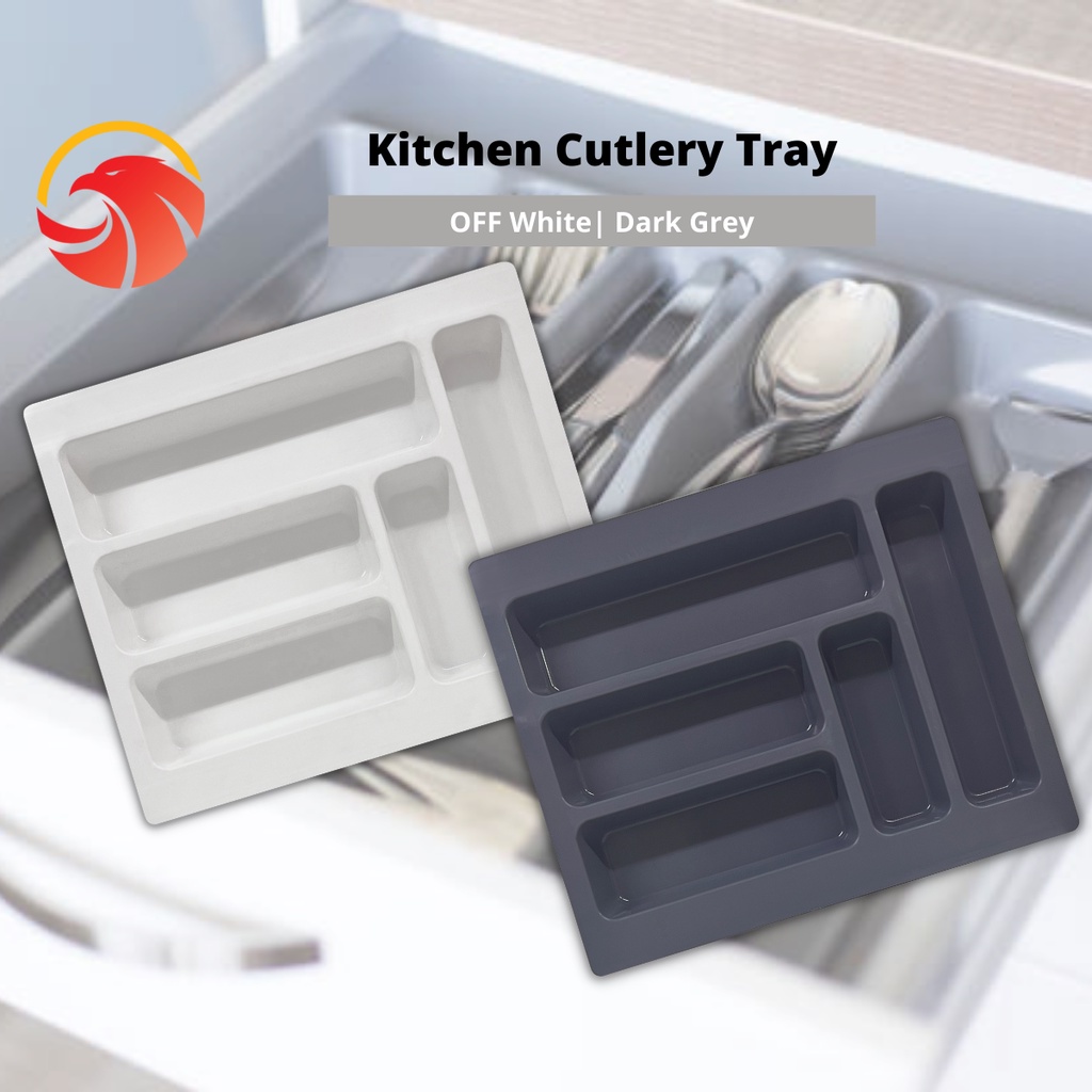 PVC Spoon Tray Fork Knife Cutlery Tray Drawer Kitchen Kitchen