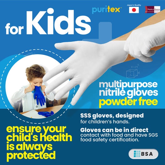 Kids Glove Multipurpose Nitrile/Latex gloves Kids/Children Disposable