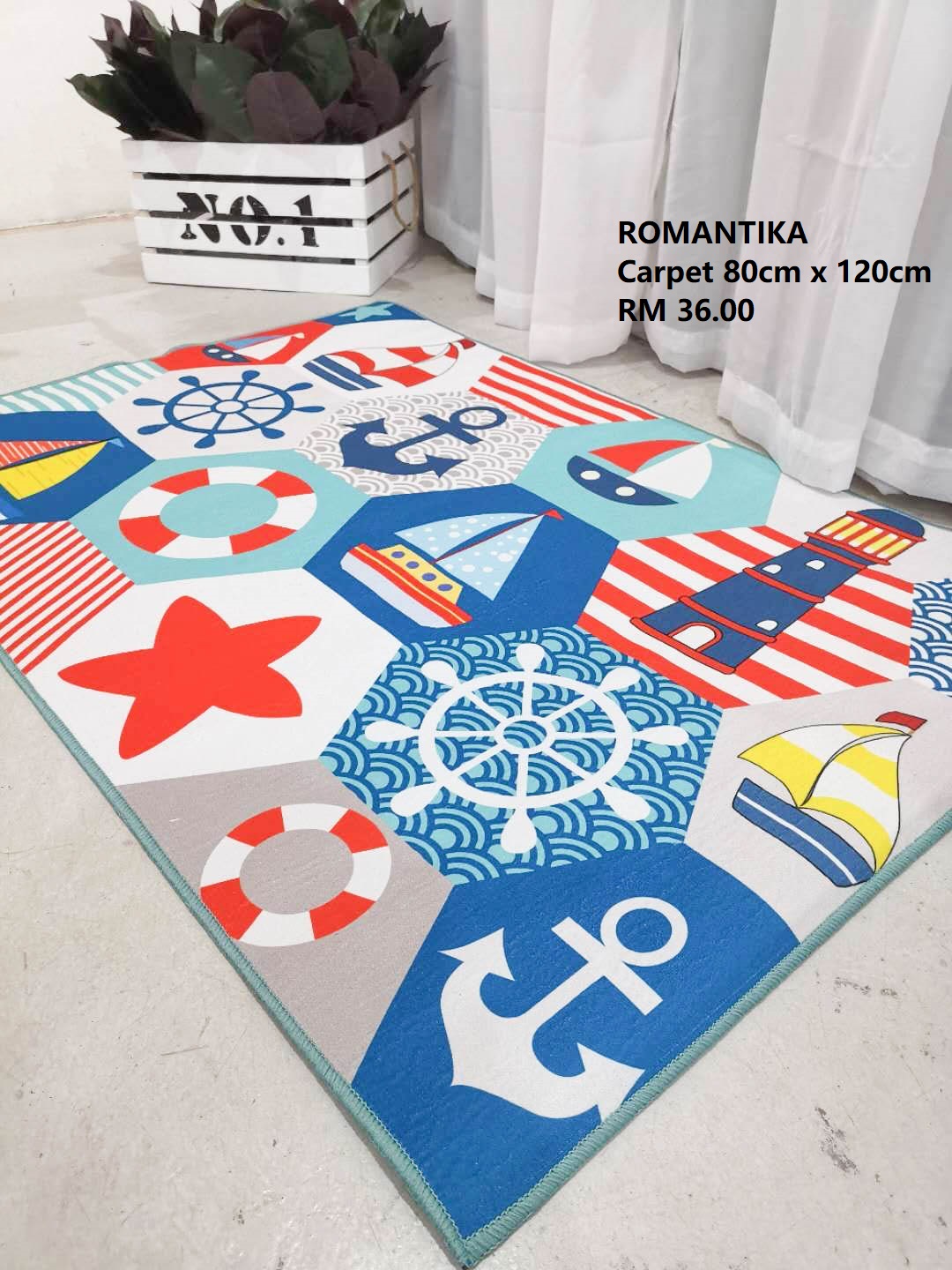 ROMANTIKA MODERN CARPET 80CM x 120CM Shopee Malaysia