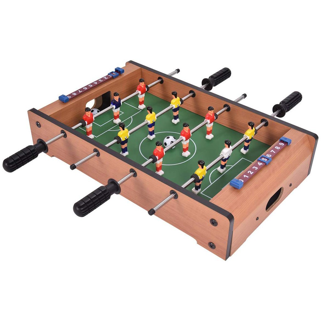 Wood 20" Tabletop Soccer Game Foosball Football Table Shopee Malaysia
