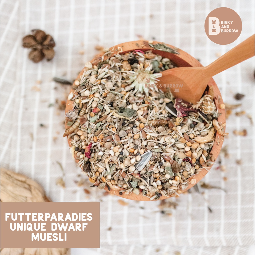 Unique Futterparadies Dwarf hamster Muesli Seed Mix / hamster Feed Food