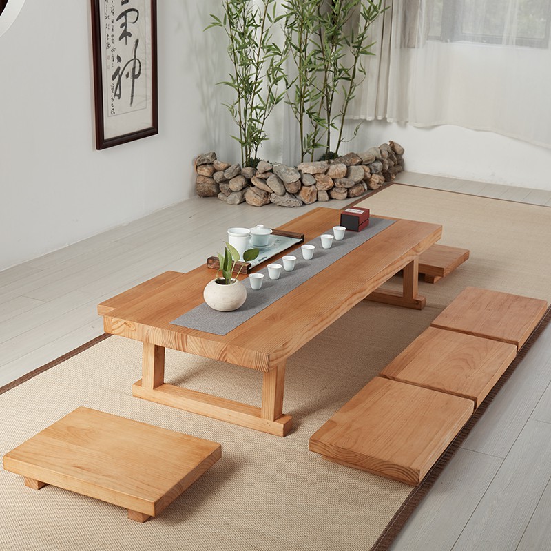 Solid Wood Dining Table Tatami Dining Table Japanese Style Produce To