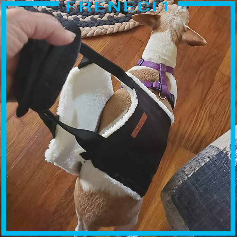 [frenecidcMY] Plush Dog Lift Sling Old K9 Elderly Dog Hip Support Harness Band Canine Aid