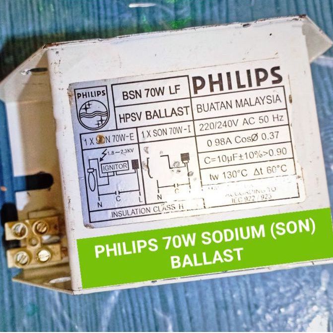 *READY STOCK*100MADE IN MALAYSIA PHILIPS BSN 70W LF SODIUM(SON)/HPSV