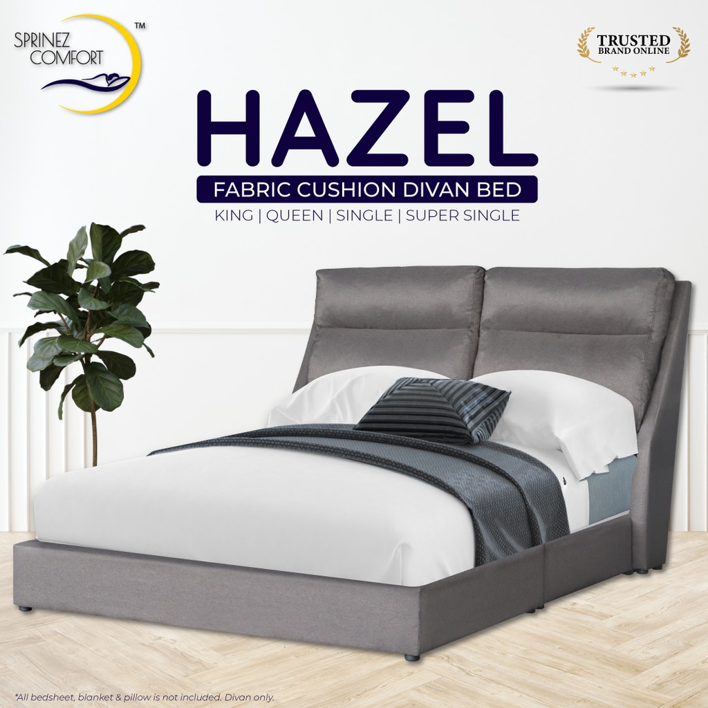[Free Shipping] Sprinez Hazel Divan / Katil / Bed frame (Headboard + Box) (Casa Leather) Queen