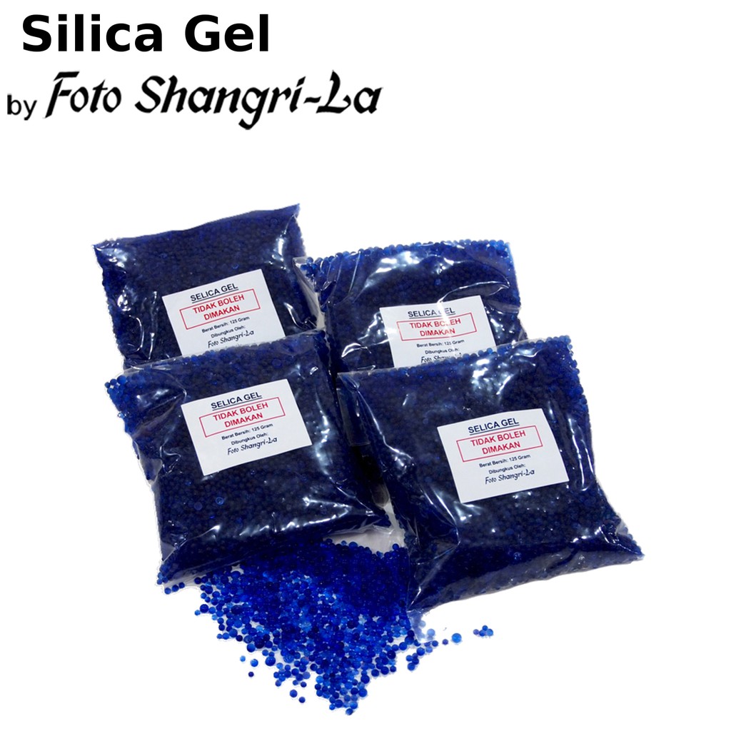 FS Camera Gels Blue Indicating Desiccant Silica Gel 4 x 125 grams