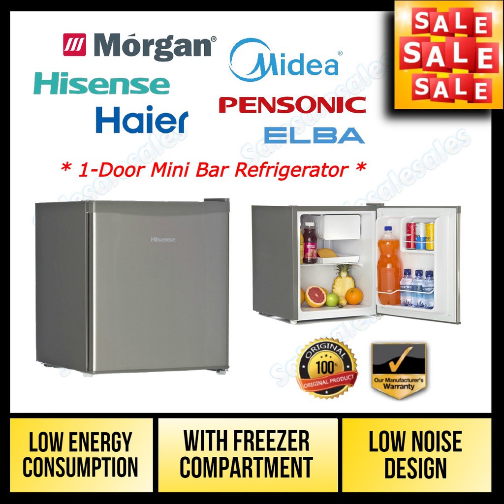 Haier / Hisense / ELBA / Pensonic Mini Bar 50L Mini Fridge Minibar Peti Sejuk Shopee Malaysia