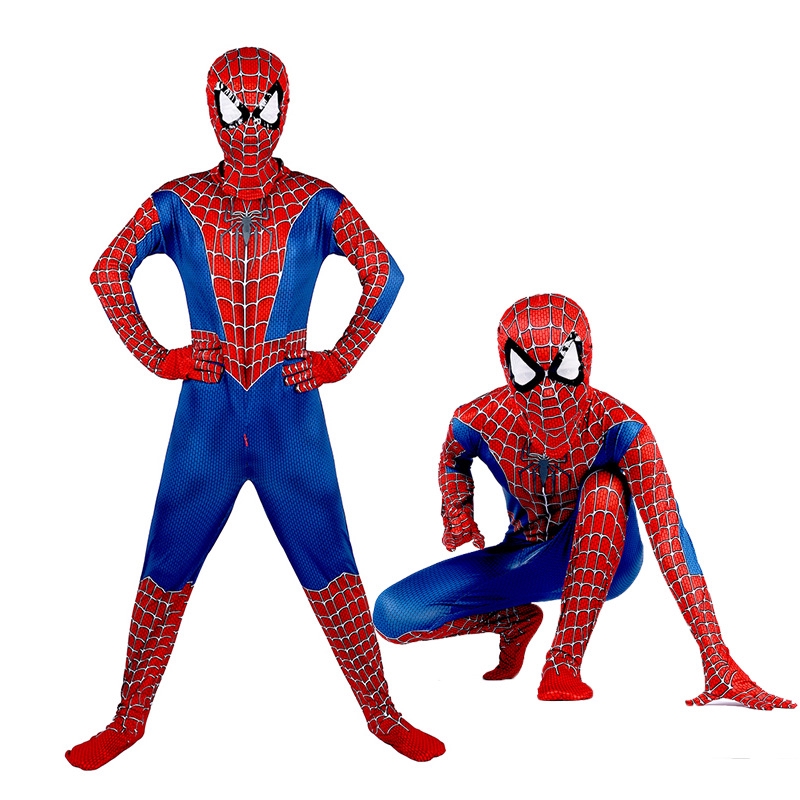 Miles Morales Spiderman 3D Print Costume Kids Boys Spider Man Cosplay