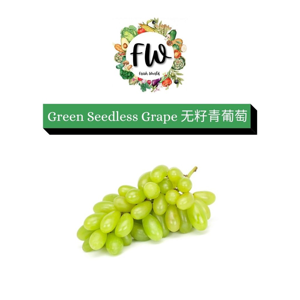 Green Seedless Grape 1PKT (500g) Shopee Malaysia