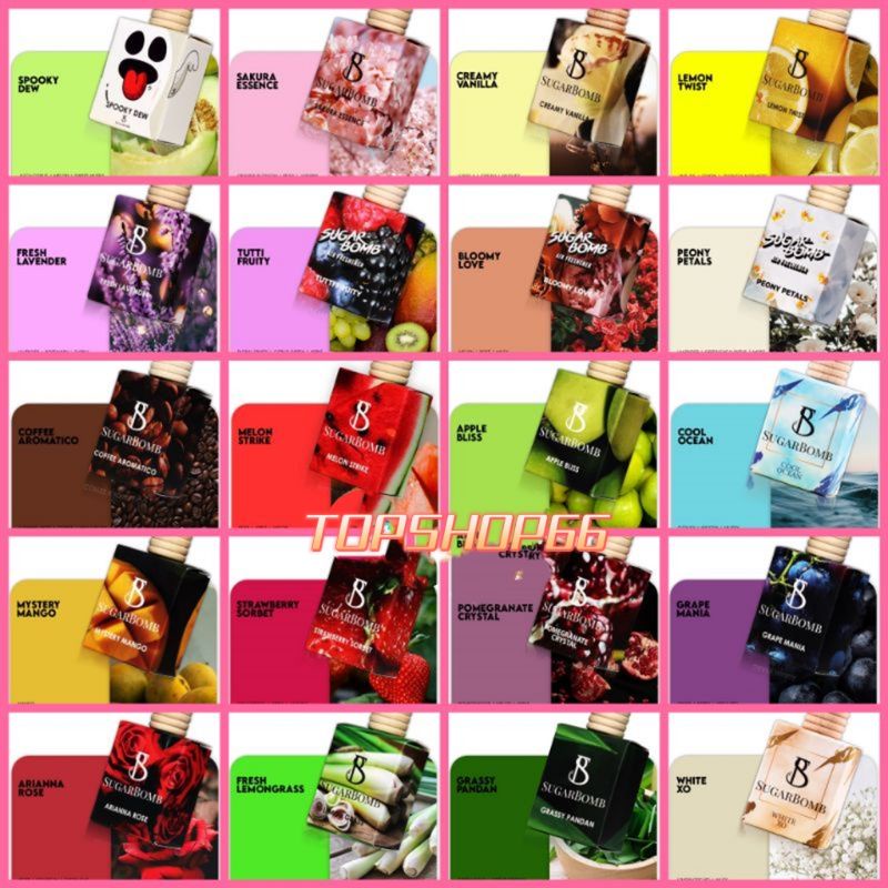 Sugarbomb Air Freshener Car Freshener Car Perfume Wangian Bilik