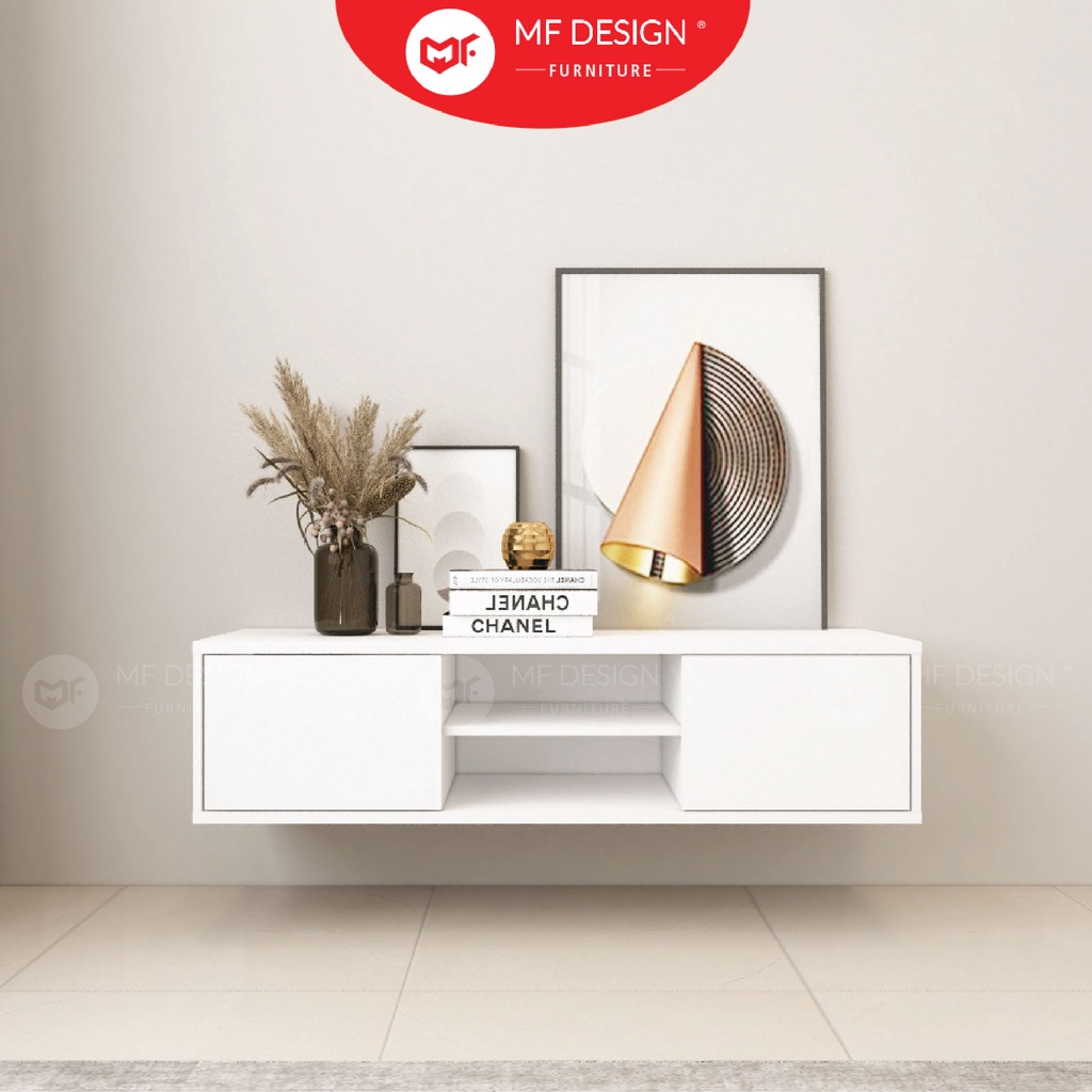 MF Design Neva 4FT TV WALL TV console almari TV Media Storage