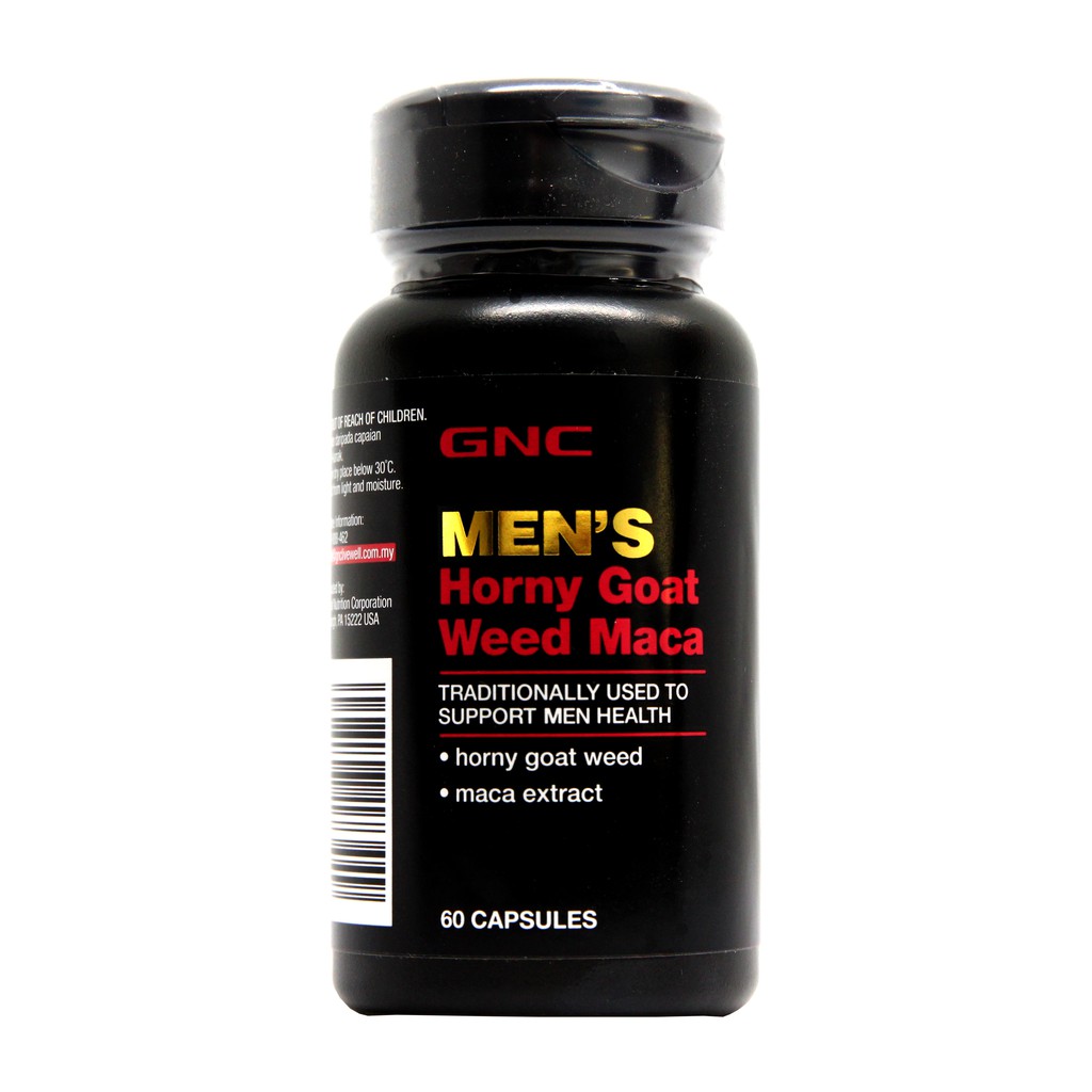 GNC MEN'S HORNY GOAT WEED MACA CAPSULE 60S Shopee Malaysia