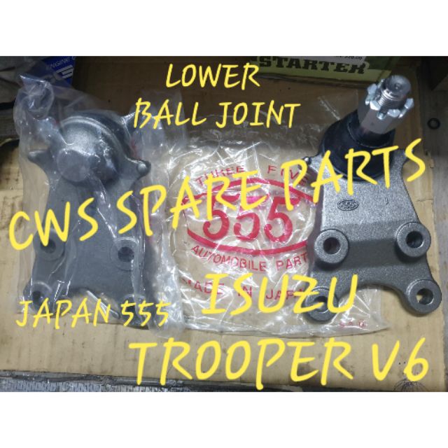 ISUZU TROOPER UBS V6 1995 LOW BALL JOINT 555 JAPAN SB5312 897103437