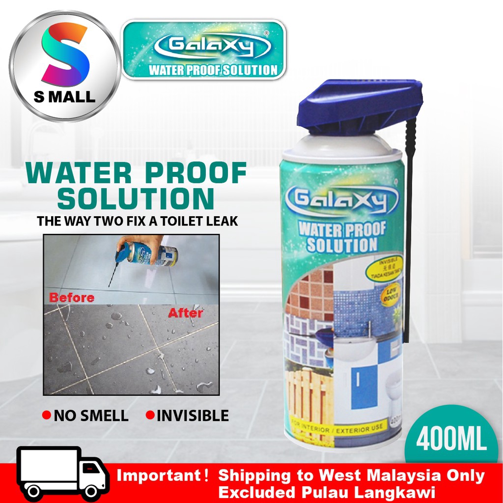 BATHROOM TOILET GALAXY 400ML SPRAY SOLUTION / 1L UFIXX NO MORE LEAK