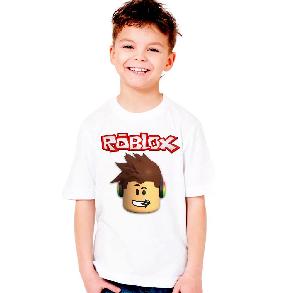 Roblox Tshirt Kids Boys Girls Game T Shirt Children Summer Catoon
