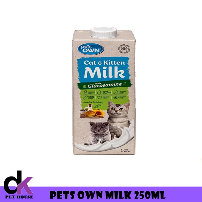 Pets Own Milk All Natural Lactose Free Active For Cats Kitten & Dogs