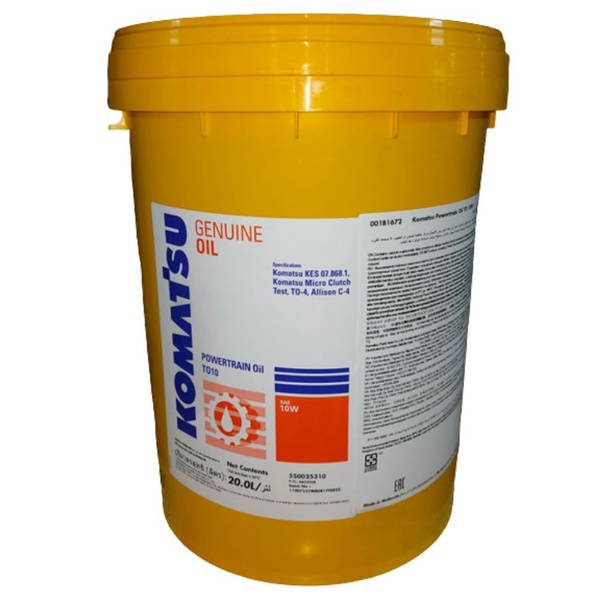 Komatsu Genuine Oil TO10 20L Shopee Malaysia