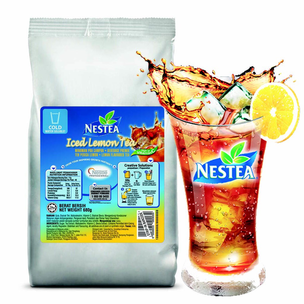 Nestle NESTEA Ice Lemon Tea Powder 560g Shopee Malaysia