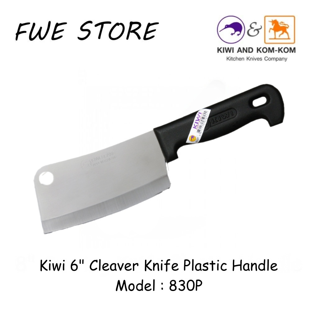Original Thailand Kiwi 6" Cleaver Knife Plastic Handle 830P Shopee