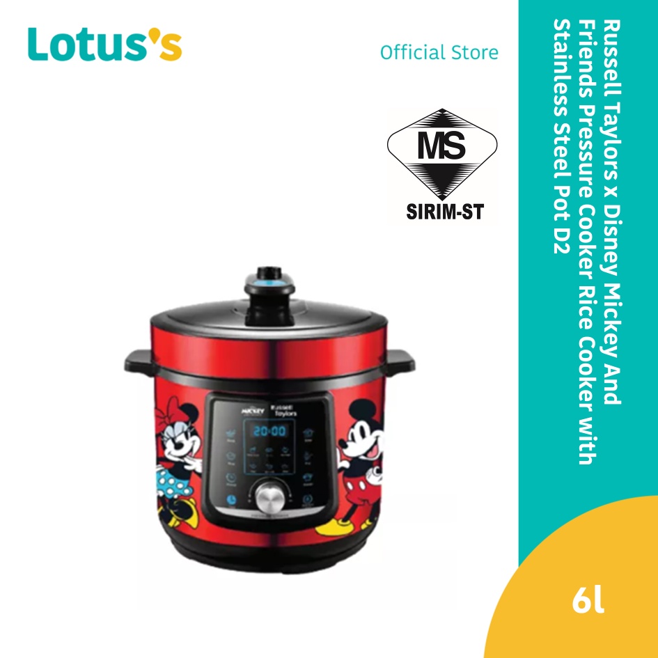 Russell Taylors x Disney Mickey And Friends Pressure Cooker Rice Cooker