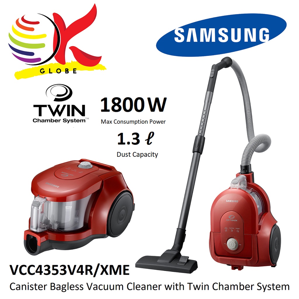 SAMSUNG VCC4353V4R/XME CANISTER BAGLESS VACUUM CLEANER CANISTER VACUUM