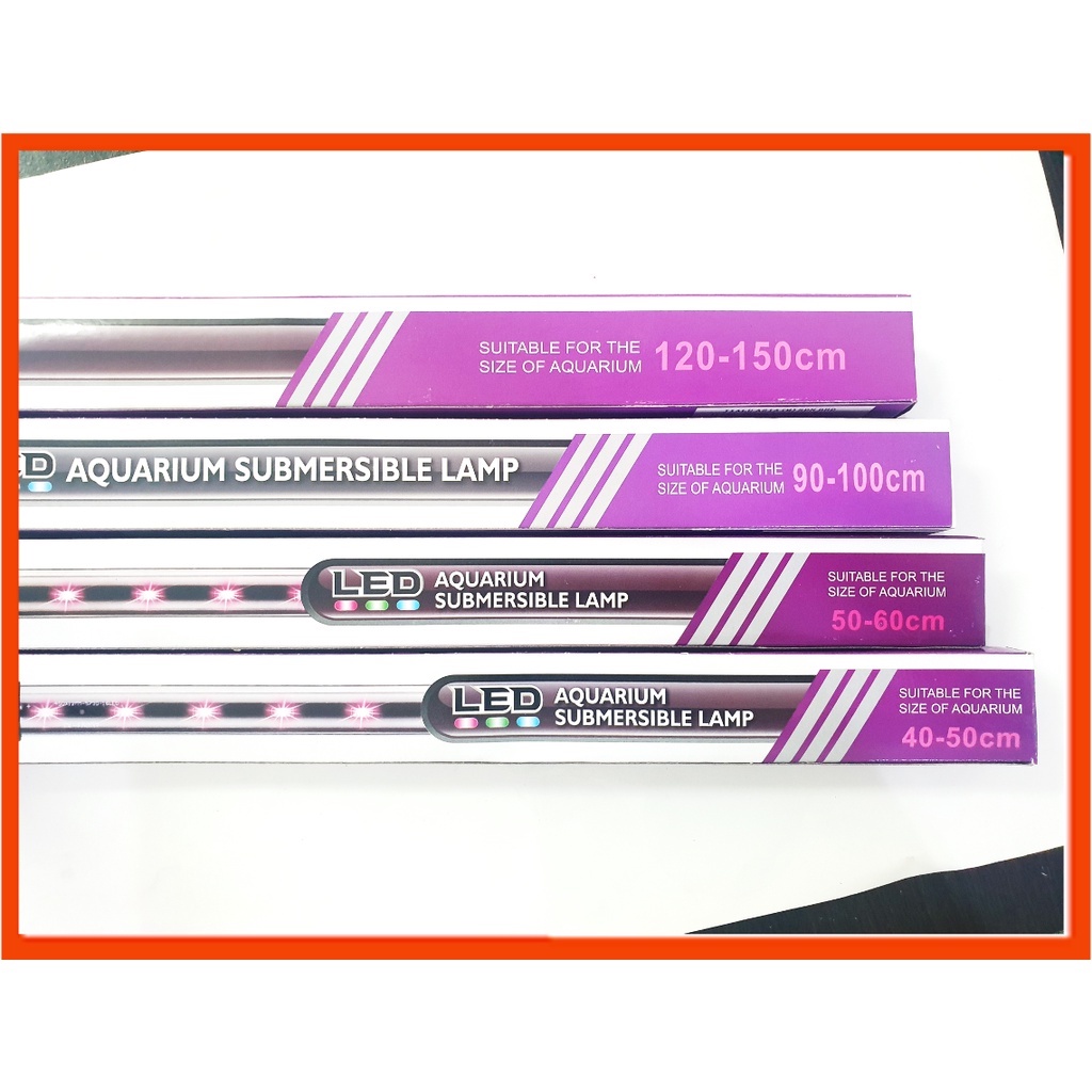 LED Aquarium Submersible Lamp Light (4 sizes to choose from) | Shopee