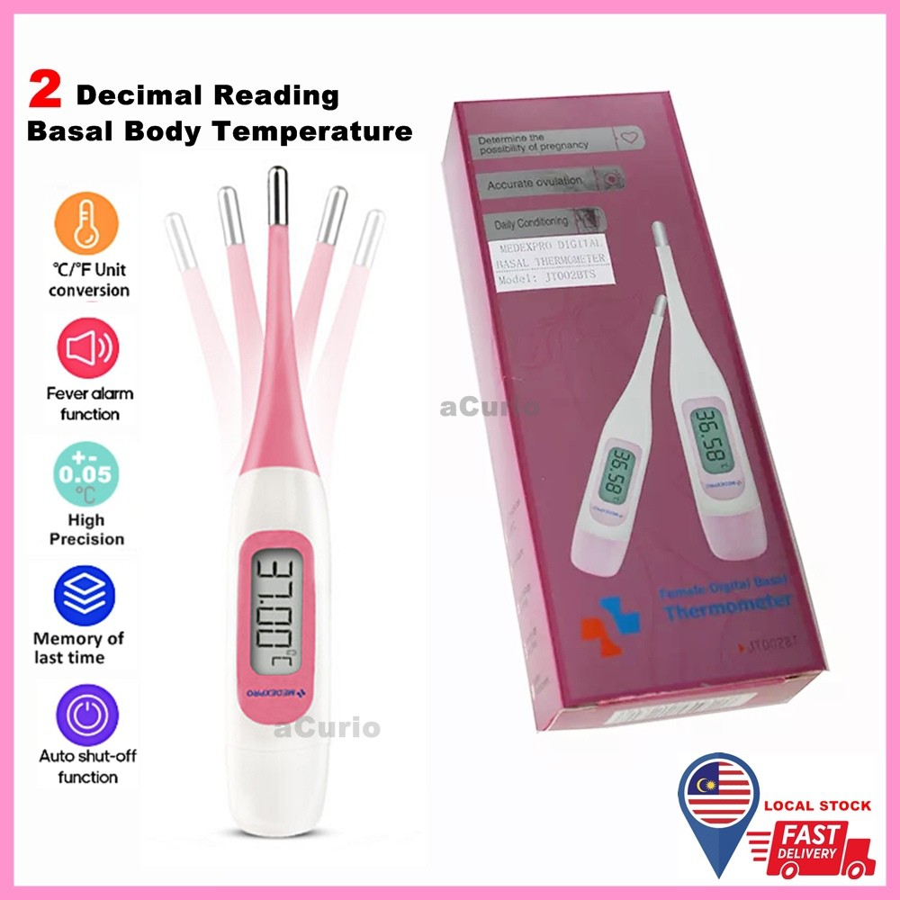 (Ready Stock) MEDEXPRO Digital BBT Thermometer High Accuracy 2 Digit