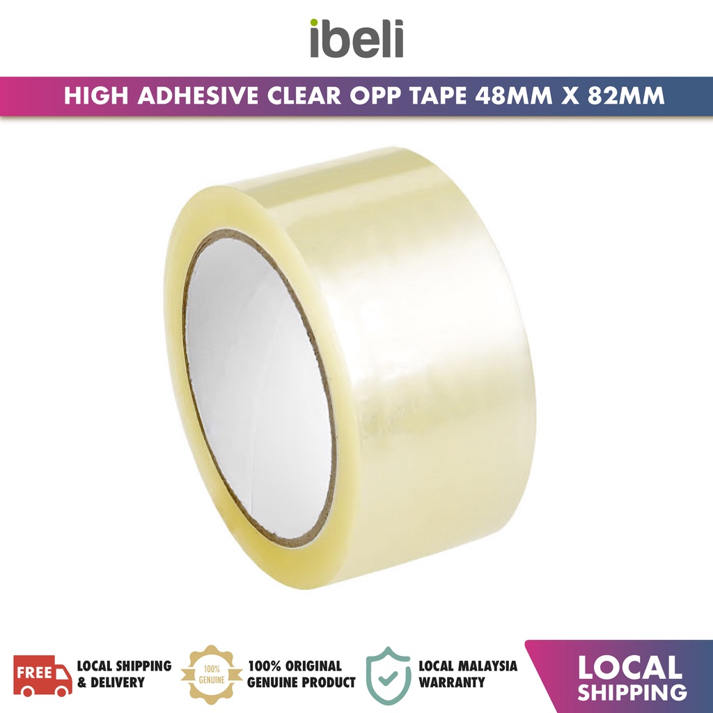 High Adhesive Clear Opp Tape 48mm x 82mm Selefon Tape Selefon Tap Opp