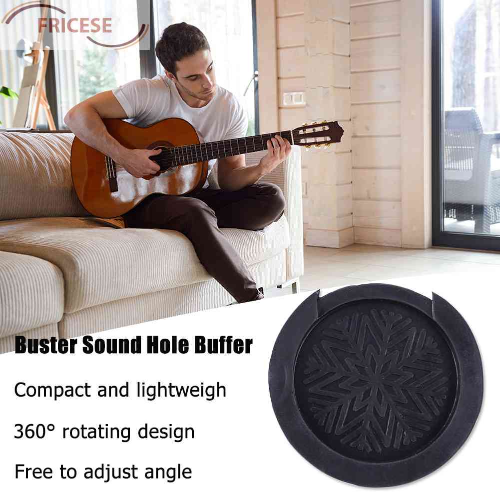 Lightweight Silicone Acoustic Classic Guitar Feedback Buster Sound Hole