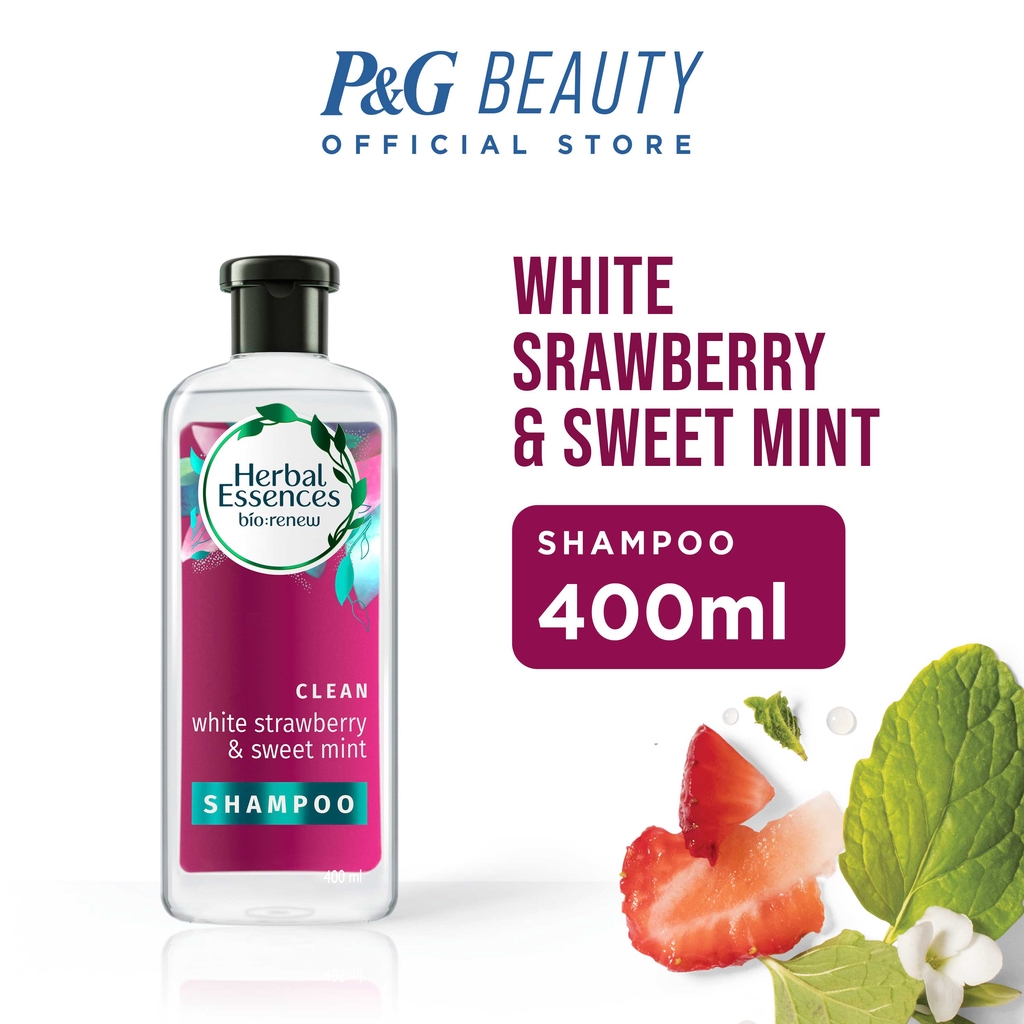 Herbal Essences BioRenew Clean White Strawberry & Sweet Mint Shampoo
