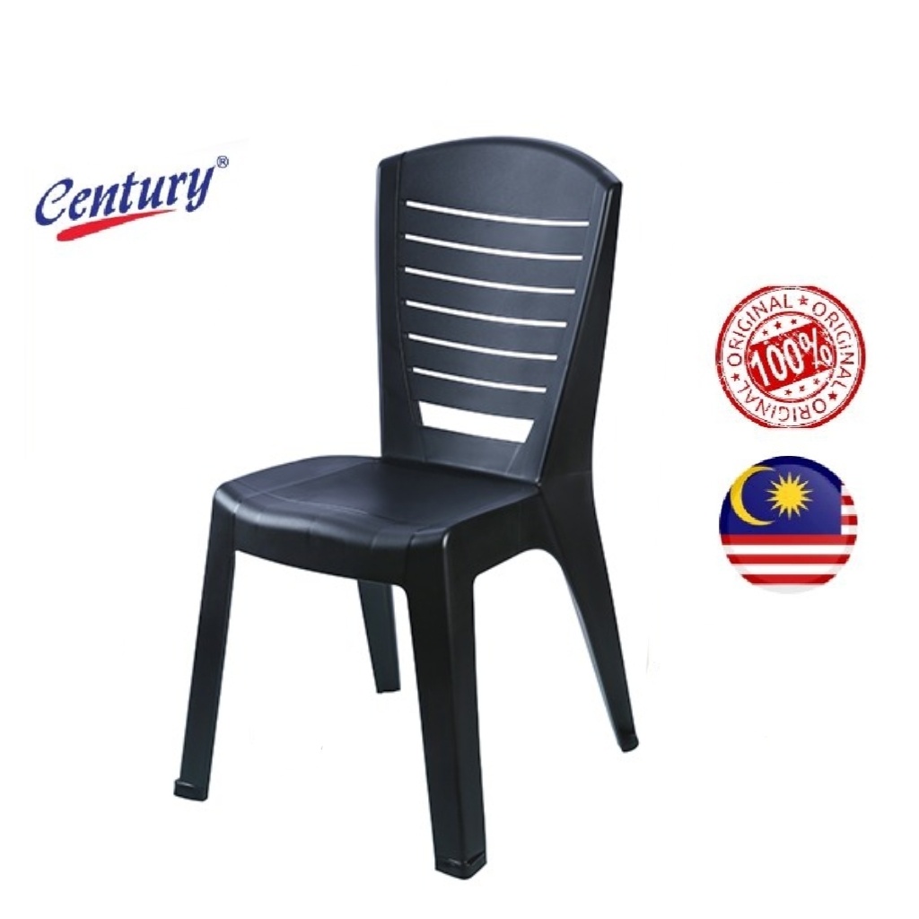 Century Classic Chair Dining Chair Plastic Chair Black Chair Kerusi