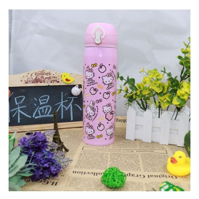 THERMOS HELLO KITTY MURAH READY STOCK PINK COLOR TAHAN PANAS TAHAN