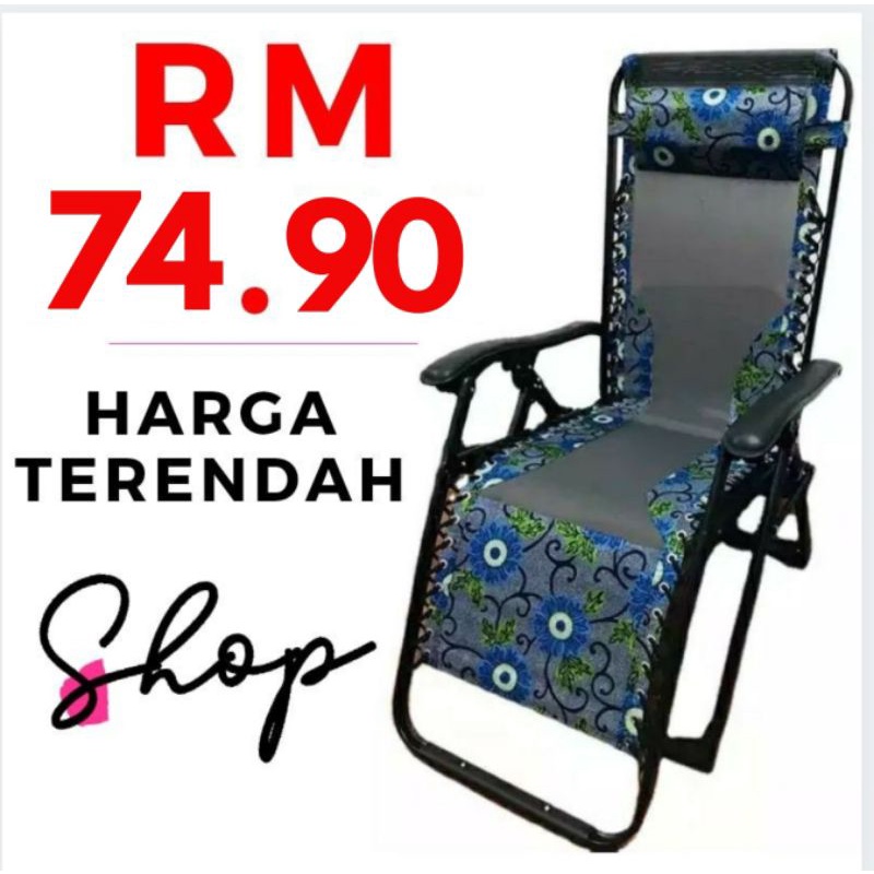 KERUSI MALAS HARGA BORONG / FOLDABLE CHAIR / LAZY CHAIR / RECLINING