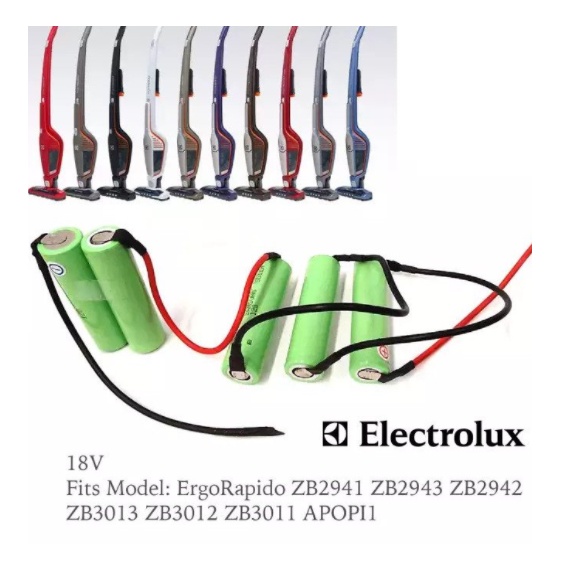 18V 3400mAh Electrolux Ergorapido Vacuum Battery Replacement ZB3013