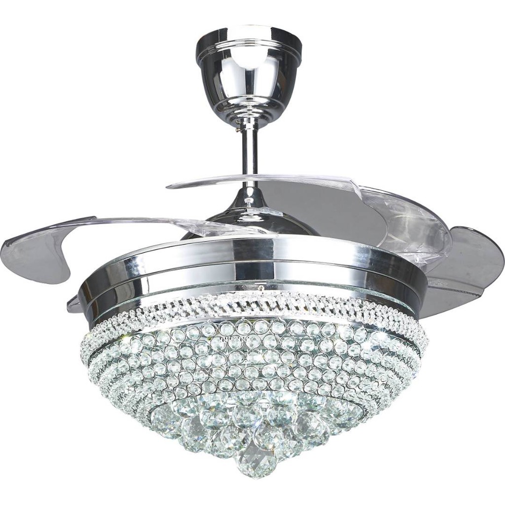 Fanco F1122 3 Speed Retractable Ceiling Fan with 3 in 1 LED Light