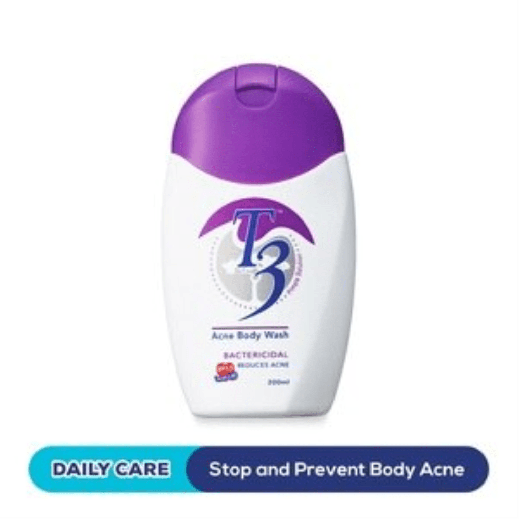 T3 Acne Body Wash Bactericidal 200ml EXP 03/24 Shopee Malaysia
