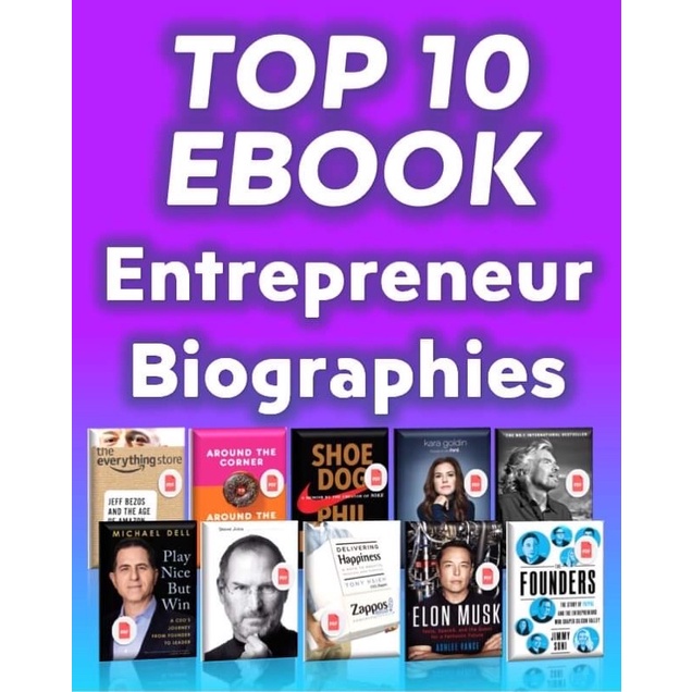 TOP 10 EBOOKS on Entrepreneurship Bio (PDF) (Amazon; Dunkin Donuts