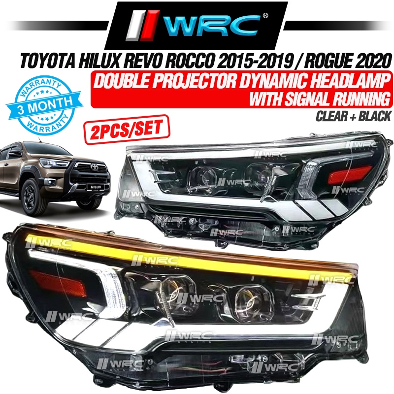 Toyota Hilux Revo Rocco 2015 2019 / Rogue 2020 Double Projector
