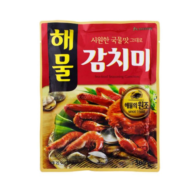 Daesang Seafood Seasoning Gamchimi 500g Shopee Malaysia