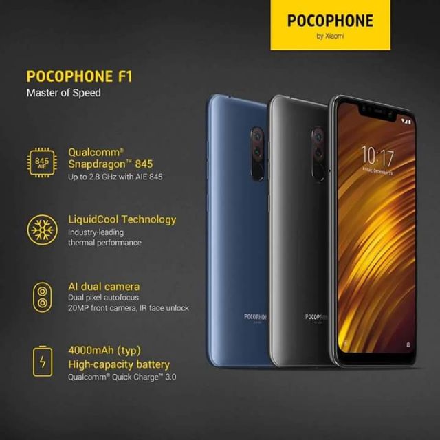 Xiaomi Pocophone F1 [6+64GB] Mi Malaysia Set Shopee Malaysia