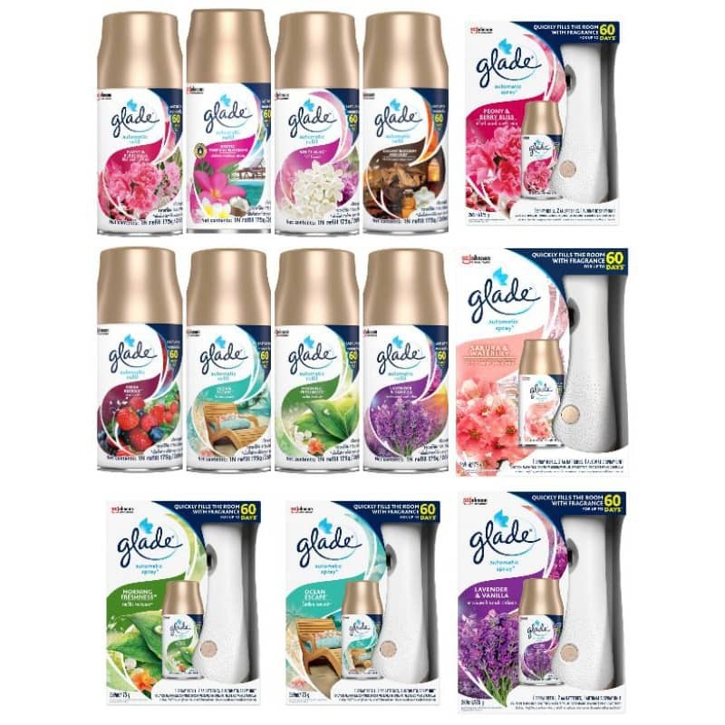 Pewangi ☺Glade refill air freshener spray room perfume toilet bathroom