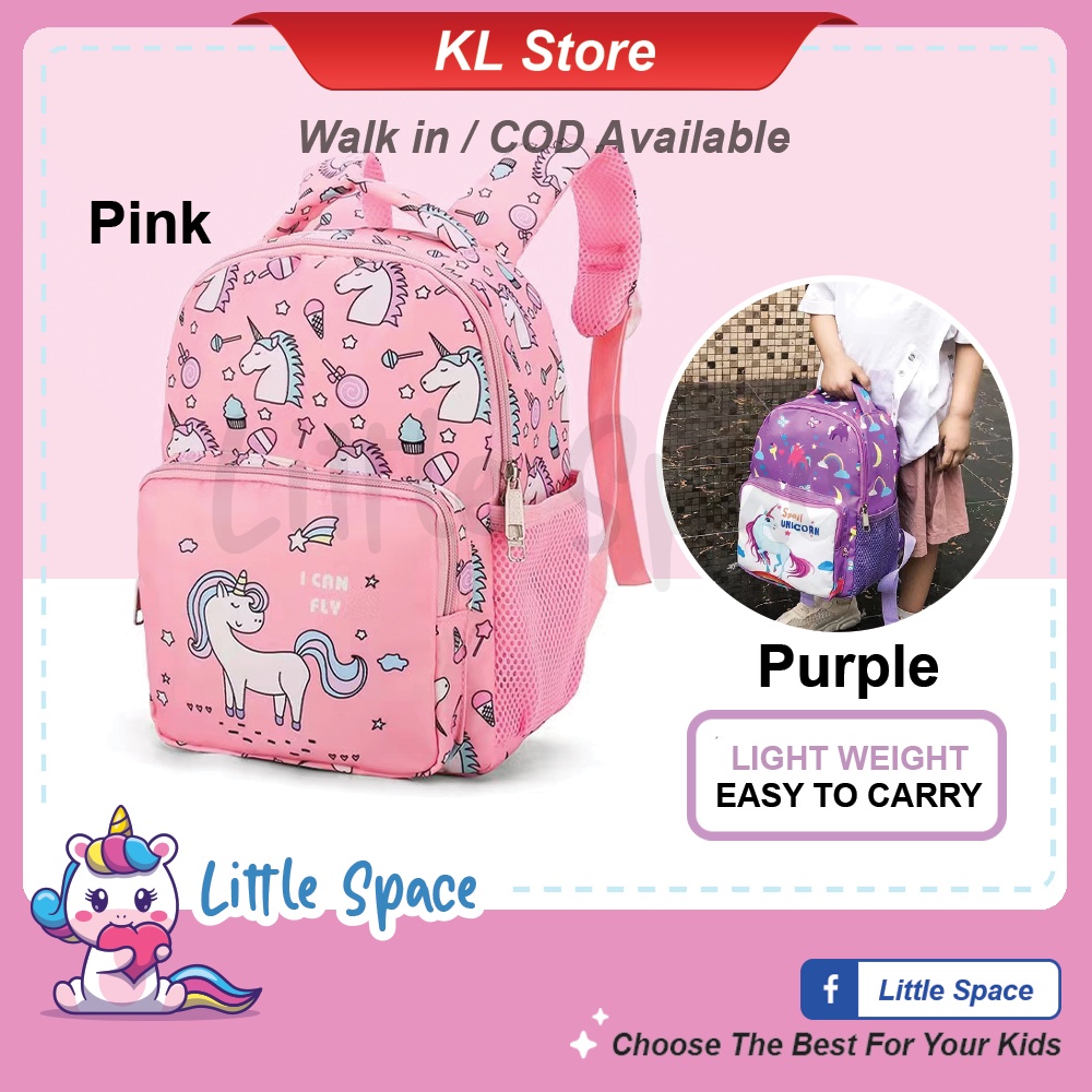 Kids Preschool Unicorn Bag Baby School Bag Beg Sekolah for Boy Girl