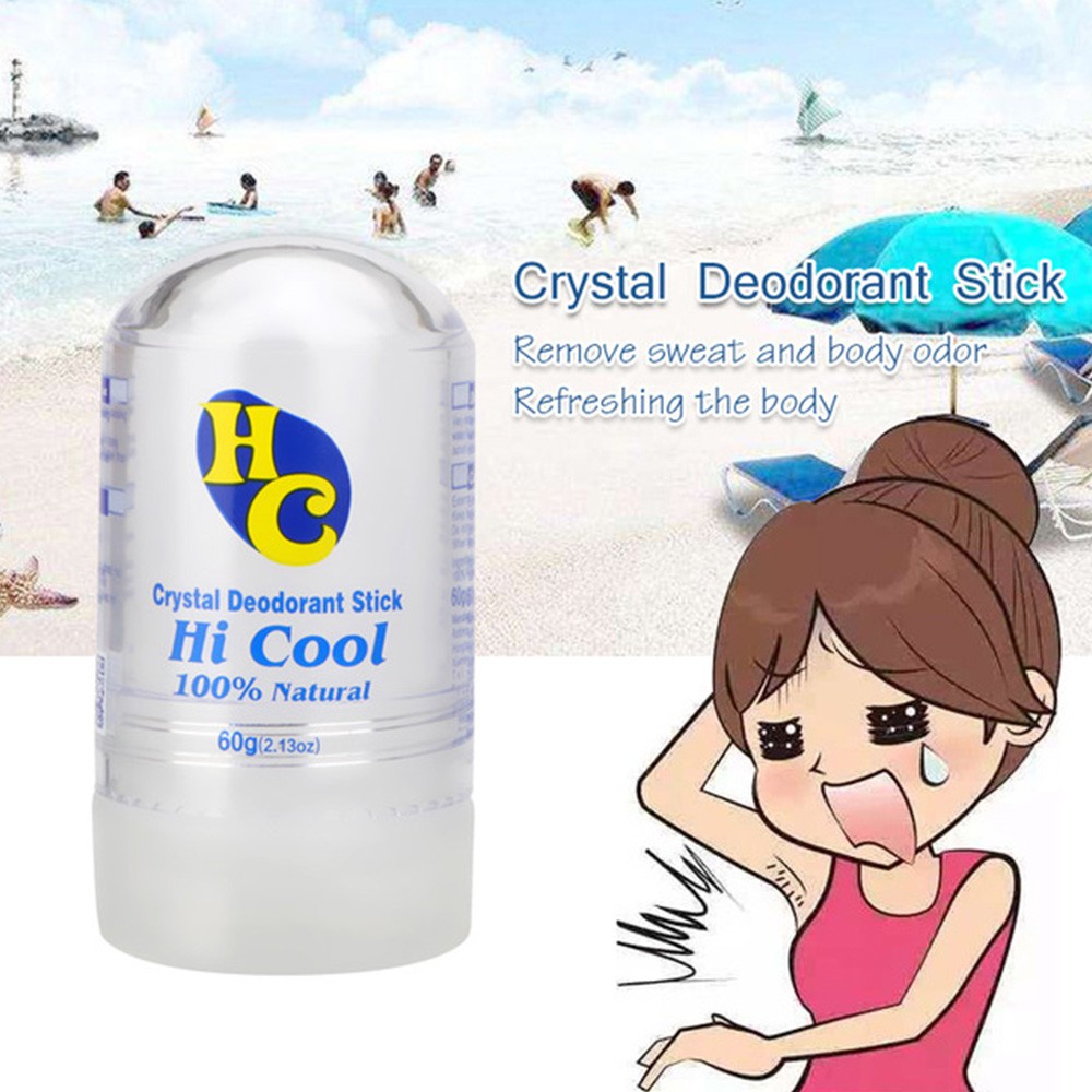 CRYSTAL DEODORANT Hi Cool Deodorant natural potassium alum tawas stick