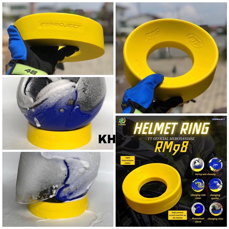 HELMET RING / HELMET DONUT DESIGN BY FTGARAGE READY STOCK Shopee Malaysia