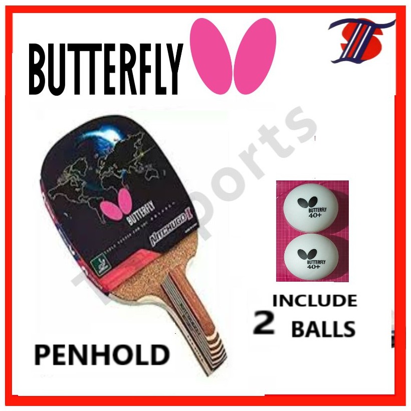 Butterfly Nitchugo / Biriba ii penhold table tennis Bat Ping pong Bats