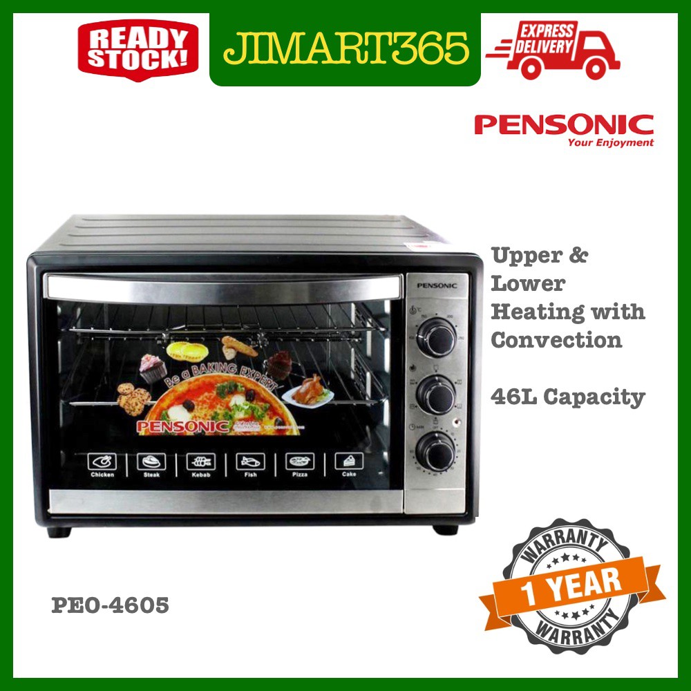 Pensonic 46L Multi Function Electric Oven with Rotisseries Function