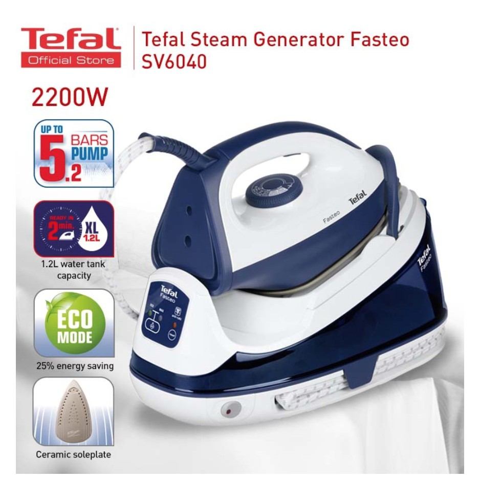 TEFAL Pump Station Fasteo (SV6040) Shopee Malaysia