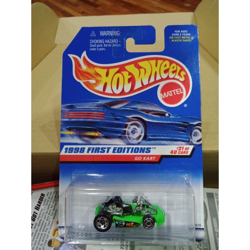 Hot Wheels Go Kart 1998 First Edition Shopee Malaysia